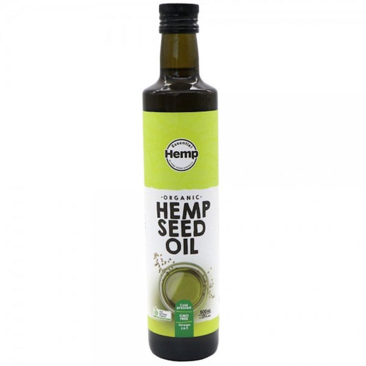 Orku 500ml Organic Hemp Seed Oil - Cold Pressed Food Grade Oils