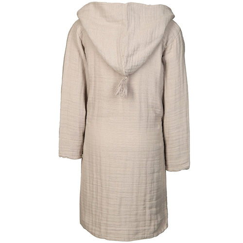 OrganicEra Muslin Bathrobe, Grey
